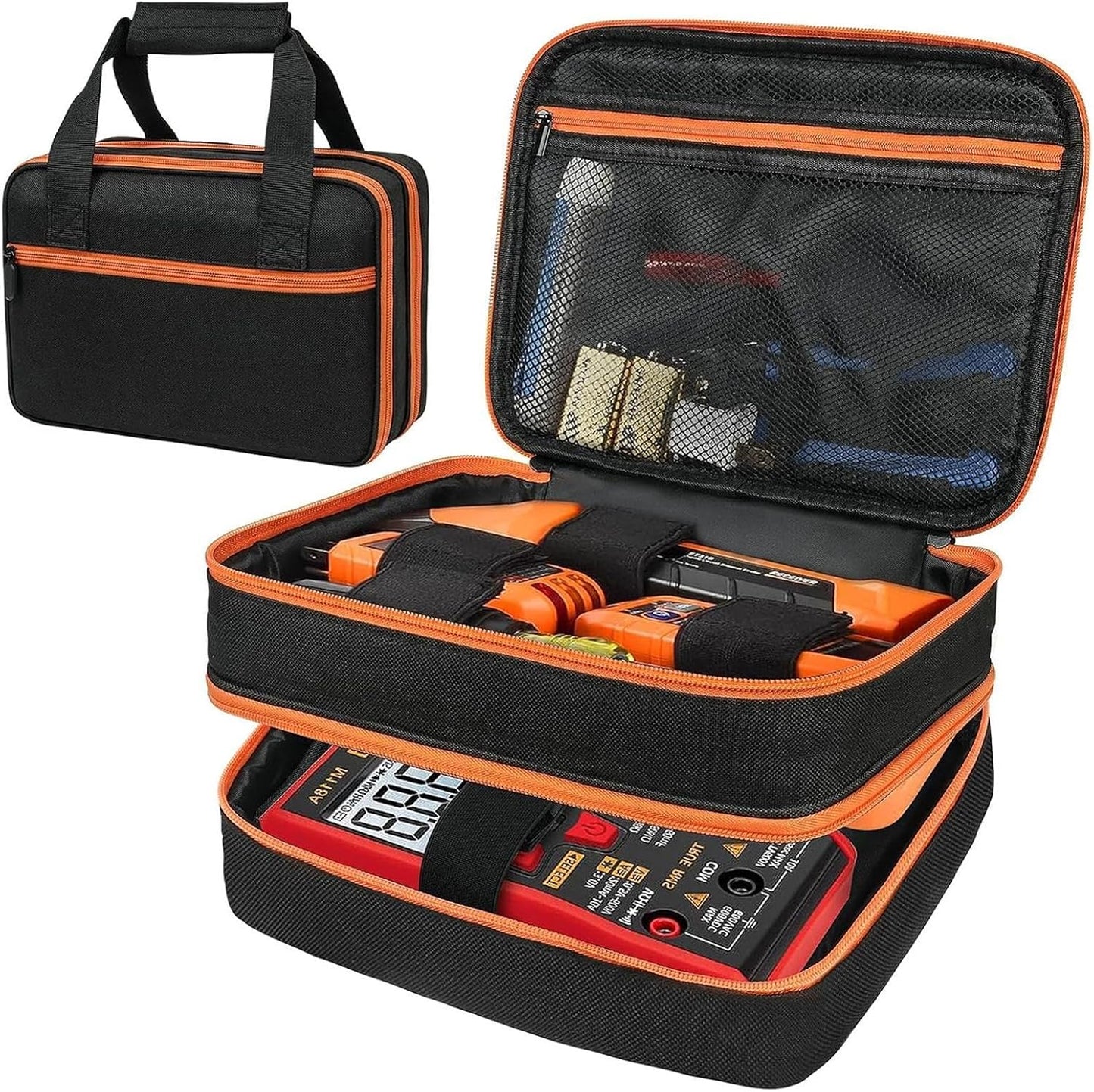 Genérico Organisateur D'outils De Câble | Stockage D'outils Mécaniques | Porte-outils Pour électricien, Mallette à Outils Pour électricien, Sac à Outils Professionnel, Sac à Outils Pour El