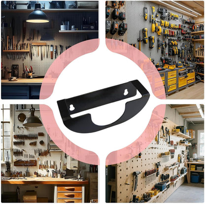 GENERIC Organiseur D'outils électriques, étagère De Rangement En Métal Robuste, étagère Murale Peu Encombrante, Support D'outils Multifonction Pour Garage, Atelier, Meuleuse D'angle, Ponceuse, Polisseuse