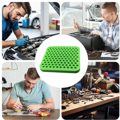  Boîte à Vis | Organiseur à Outils | Organiseur De Petites Pièces | Plateau à Outils En Silicone | Organiseur Polyvalent Pour Mandrin Fileté M8 | Accessoires De Boîte à Outils Pour Une