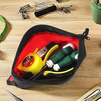  Petits Organisateurs D'outils D'électricien - Pochette De Rangement Multifonctionnelle à Large Ouverture