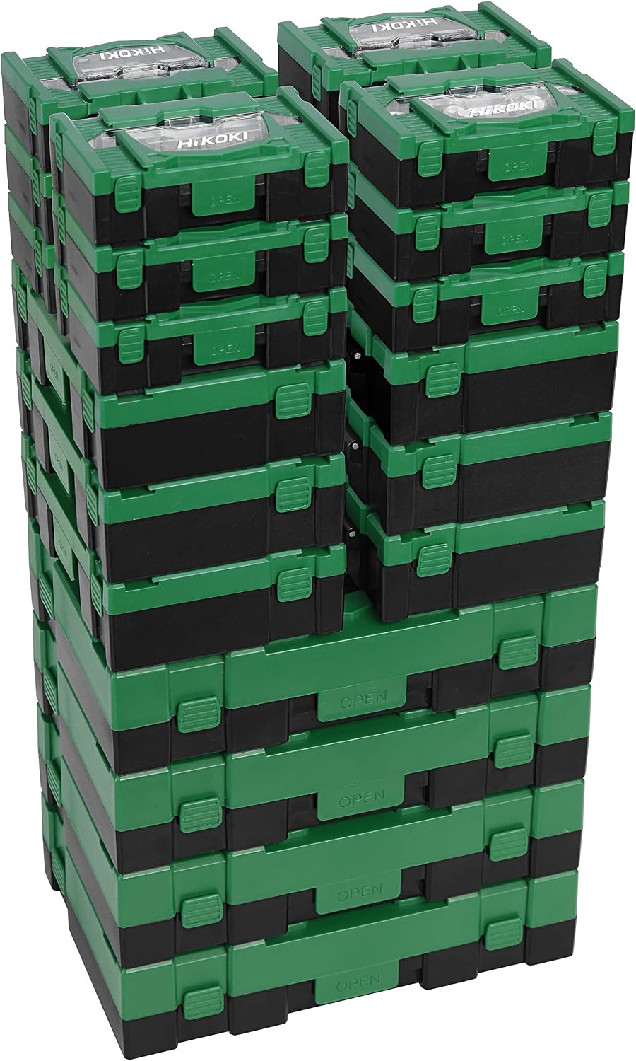  HiKOKI Jeu De 18 Embouts - Jeu D'embouts De Tournevis Durables Pour Un Travail Précis - Embouts Torx, PH, PZ, SL, Six Pans Creux - Boîte D'embouts Idéale Pour Les Bricoleurs Et Les Professionnels