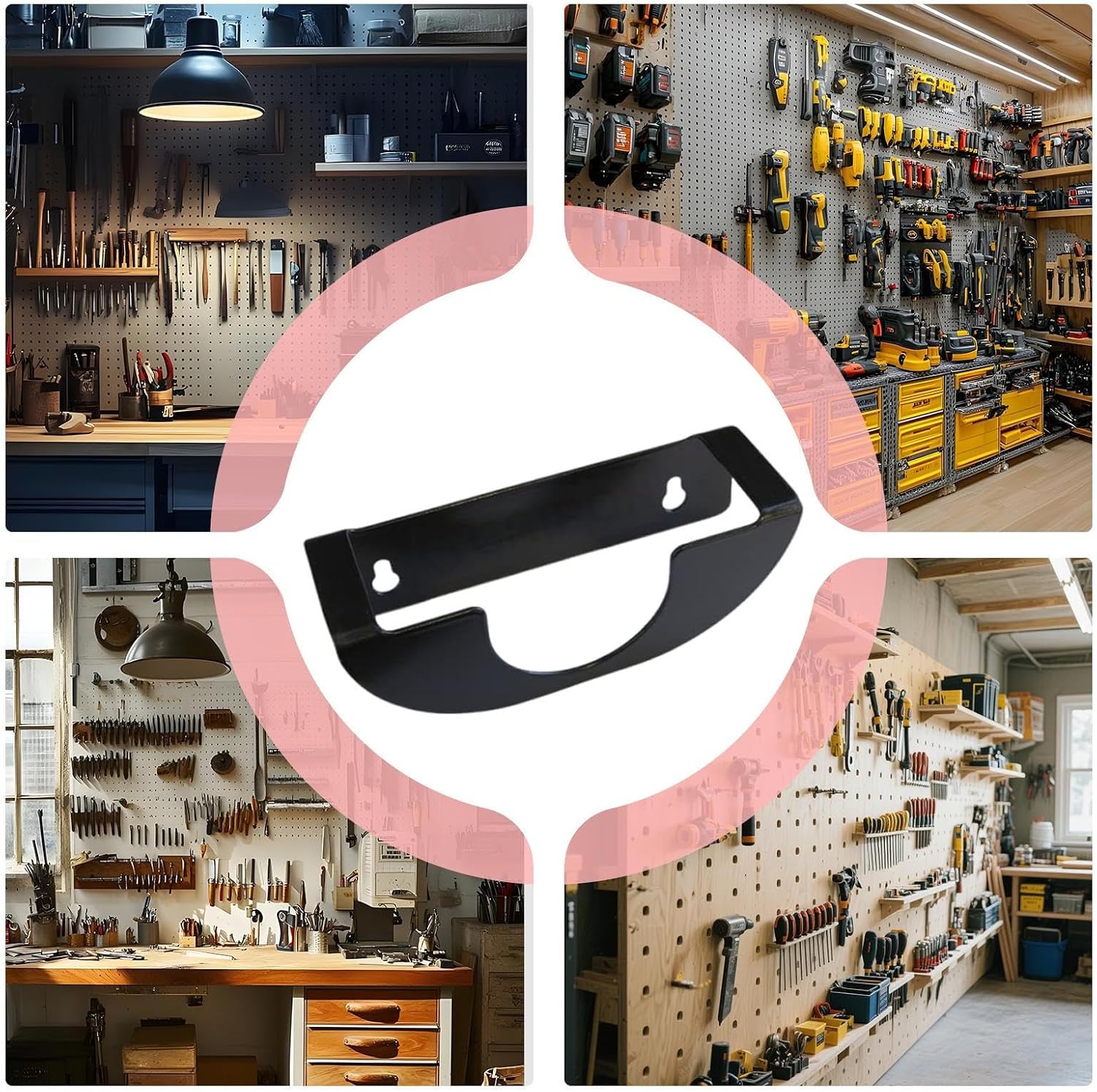  Organiseur D'outils électriques, Outils électriques En Métal, Système De Rangement Multifonction Robuste Et Résistant à L'usure, Idéal Pour Meuleuse D'angle, Polisseuse, Ponceuse, Atelier